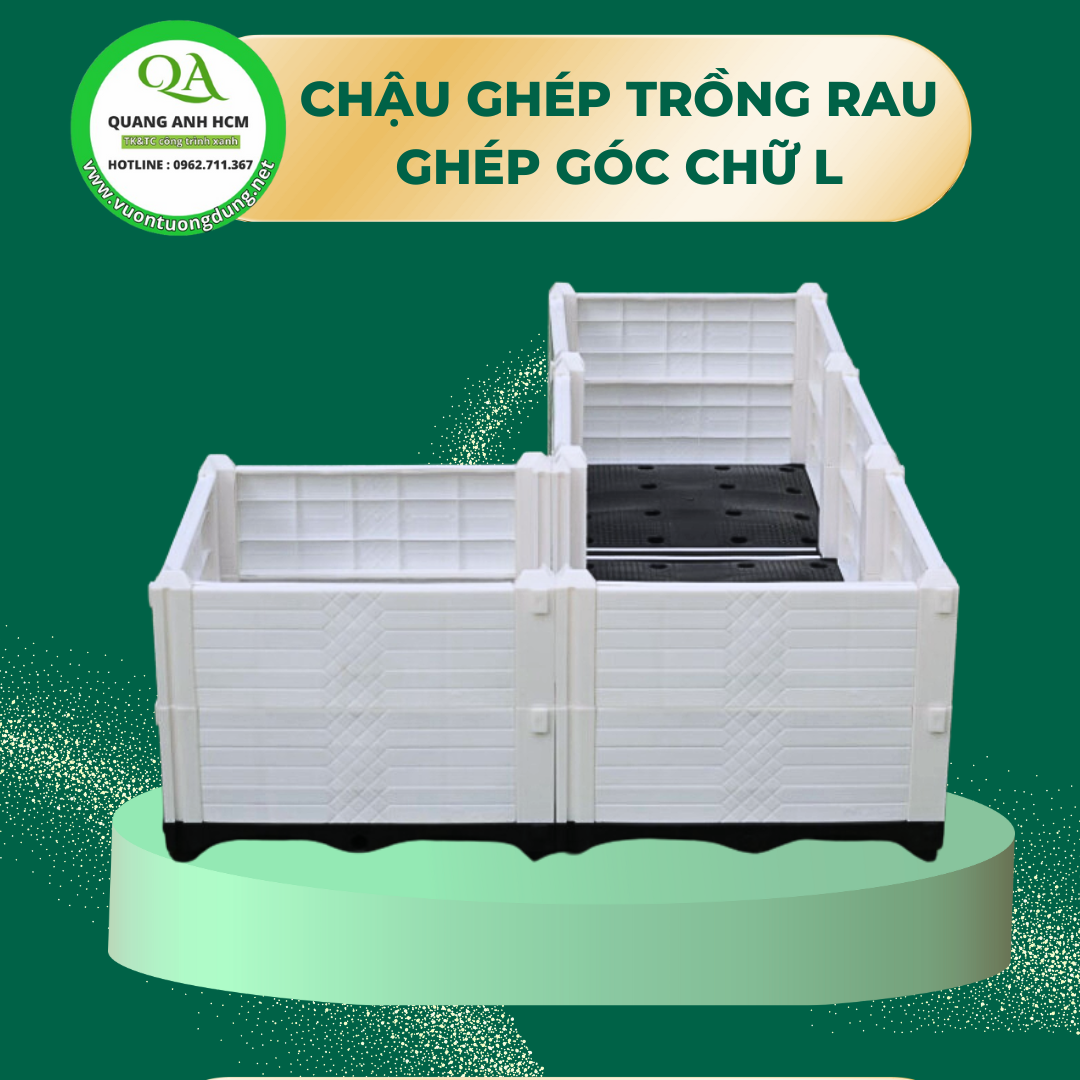 chậu ghép góc chữ U