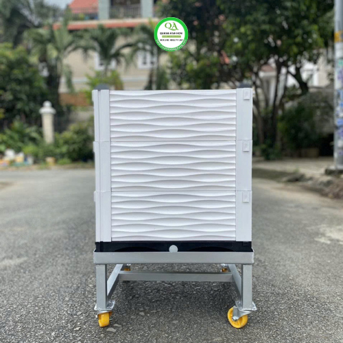 chau-ghep-trong-rau-co-banh-xe