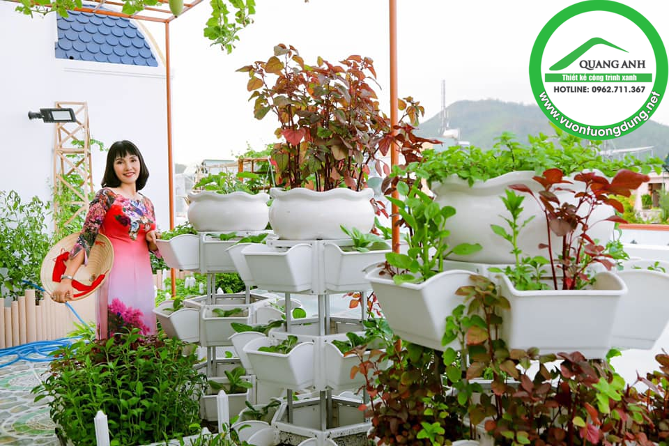 Quang Anh HCM thi công vườn rau sạch tại nhà giá rẻ, uy tín