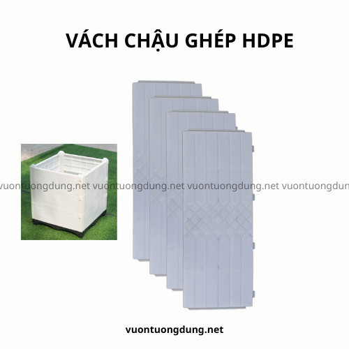 vách chậ u ghép hdpe